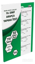 10. Sınıf Arapça Yaprak Test - Kitap Dünyası (Konya)