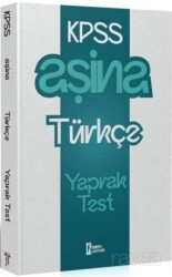 2025 KPSS Aşina Türkçe Çek Kopart Yaprak Test - İsem Kitap