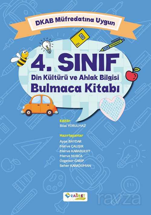 4. Sınıf Din Kültürü ve Ahlak Bilgisi Bulmaca Kitabı - Rağbet Yayınları