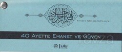 40 Ayette Emanet ve Güven (Kartela) - Diyanet İşleri Başkanlığı