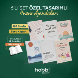 6 Li Set Özel Tasarimli Huzur Ajandalari-1 - Hobbi Tasarim