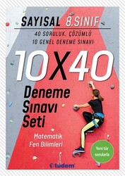8.Sınıf Sayısal 10x40 Deneme Sınavı Seti - Bloktest
