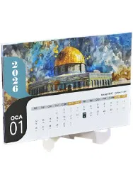  2026 Hicri Miladi Masa Takvimi İslami Temalı 99 TL
