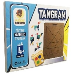 Ahsap Tangram Boyanabilir Saglikli Zeka Oyuncagi - Moonbeavers Ahsap Oyuncak