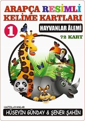 Arapça Resimli Kelime Kartları 1 - Hayvanlar Alemi - Emin Yayınları (Bursa)