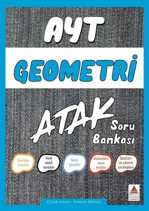 AYT Geometri Atak Soru Bankası - Delta Kültür Yayınevi