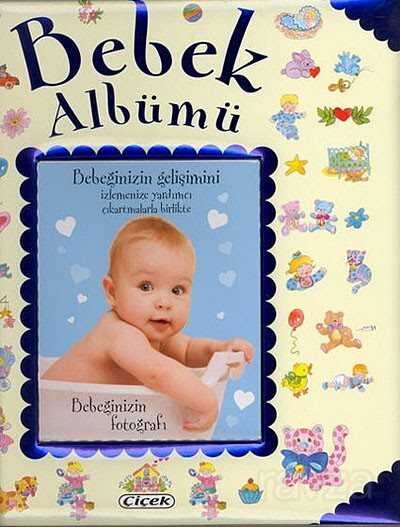Bebek Albümü - Mavi - Çiçek Yayıncılık