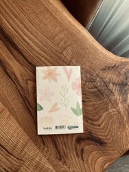 Gül Papatya Çiçekli Özel Tasarımlı Defter - Hobbi Tasarim