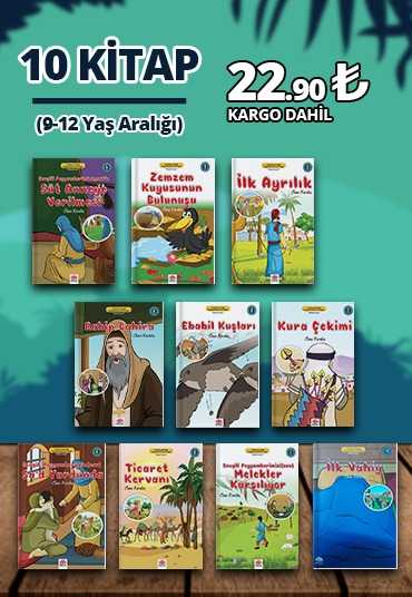 Çocuklar İçin Sevgili Peygamberimizin Hayatı Serisi (10 Kitap) - Ravzakitap Kampanya