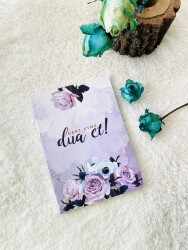 Dert Etme Dua Et İslami Tasarım Defter - Çizgili - Hobbi Tasarim