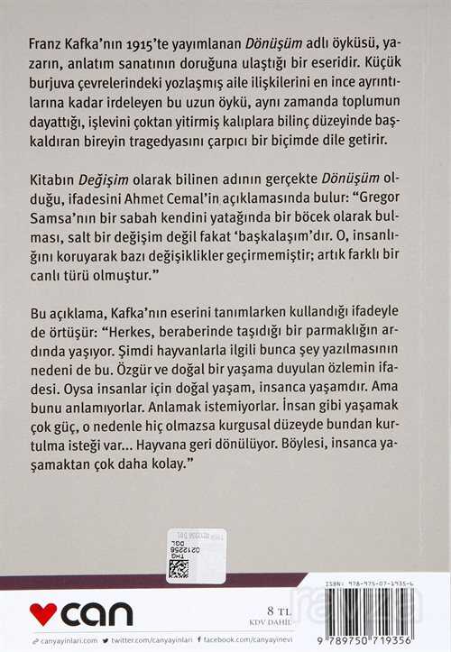 Dönüşüm - Can Yayınları