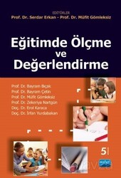 Eğitimde Ölçme ve Değerlendirme (Prof. Dr. Serdar Erkan,Müfit Gömleksiz) - Nobel Yayın Dağıtım