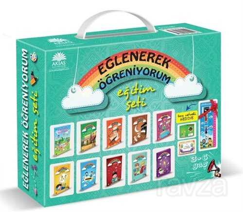 Eğlenerek Öğreniyorum Okul Öncesi Eğitim Seti (3-6 Yaş Arası) - Aktaş Yayıncılık