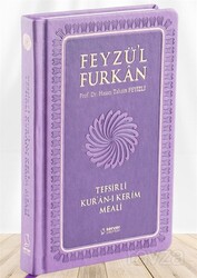 Feyzü'l Furkan Tefsirli Kur'an-ı Kerim Meali (Büyük Boy - Ciltli) (Lila) - Server Yayınları
