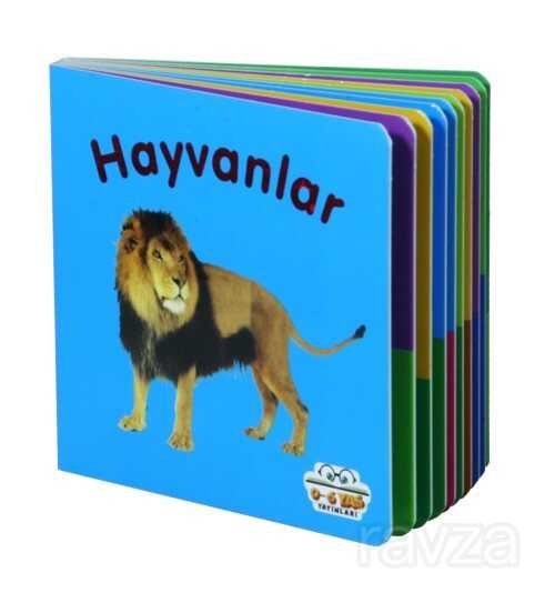 Hayvanlar - Mini Karton Kitaplar - 0-6 Yaş Yayınları