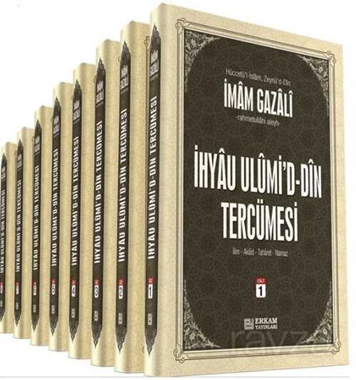 İhya-u Ulumid'd-Din Tercümesi Büyük Boy (8 Cilt) - Erkam Yayınları