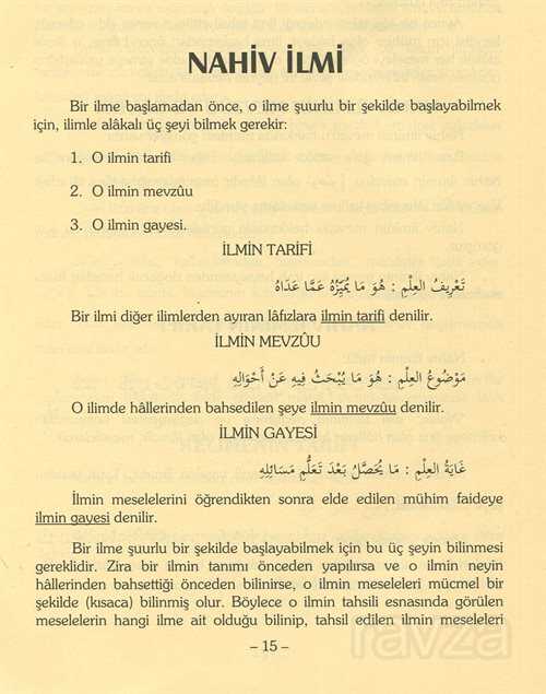 İzhar Mefhumu (Kırık Manalı, Kelime Kelime Tercümeli) - El Mektebetül Mahmudiyye