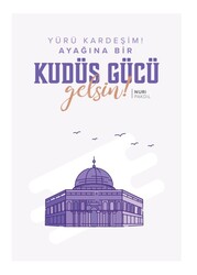 Kudüs Gücü Gelsin Defteri - Çizgisiz - Hobbi Tasarim