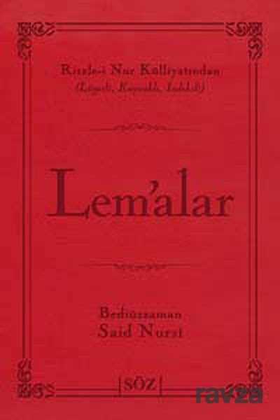 Lem'alar (Şamua, İki Renk, İthal Termo Deri Cilt) (Çanta Boy) - Söz Basım Yayın