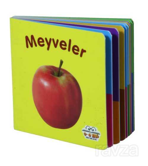 Meyveler - Mini Karton Kitaplar - 0-6 Yaş Yayınları