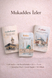 Mukaddes Izler Defter Üçlüsü Çizgili A6 - Hobbi Tasarim