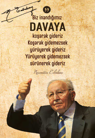 Necmeddin Erbakan Ajandası - Dava Adamı Yayınları