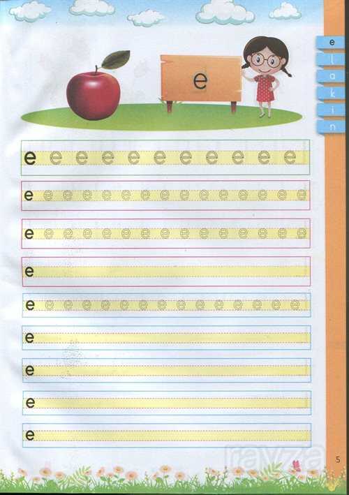 Örnek Harfli Yazı Defteri - Ema Çocuk