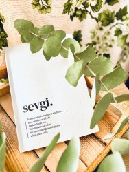 Sevgi Defteri - Çizgili - Hobbi Tasarim