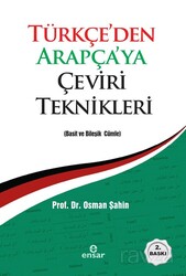 Türkçe'den Arapça'ya Çeviri Teknikleri - Ensar Neşriyat